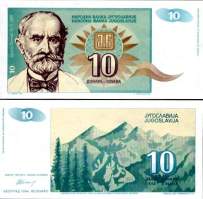 10 Dinárov Juhoslávia 1994, P138 UNC - Kliknutím na obrázok zatvorte -